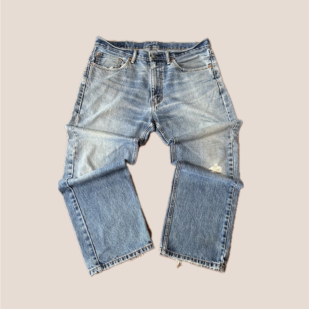 Levi's 505 Classic Blue Straight Jeans 36X30